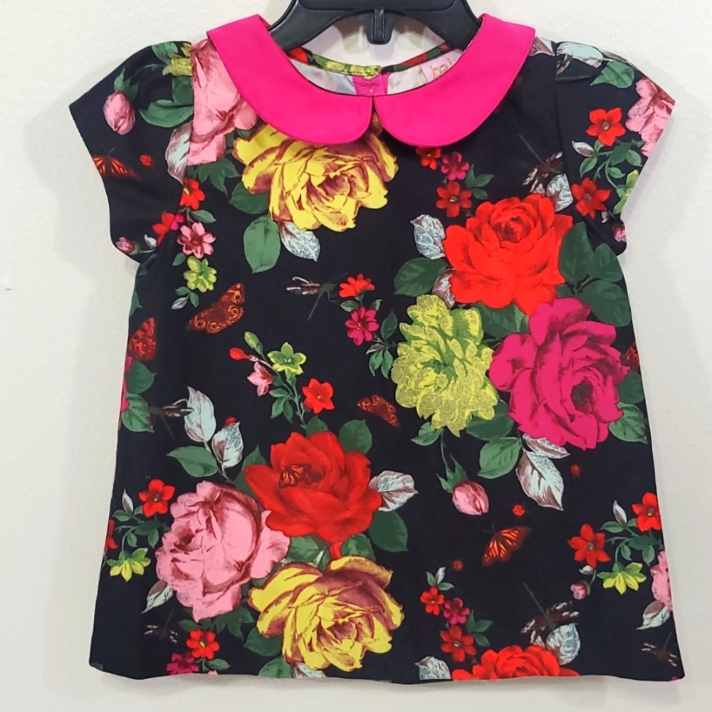 Baker by Ted Baker floral & butterfly 2Y top